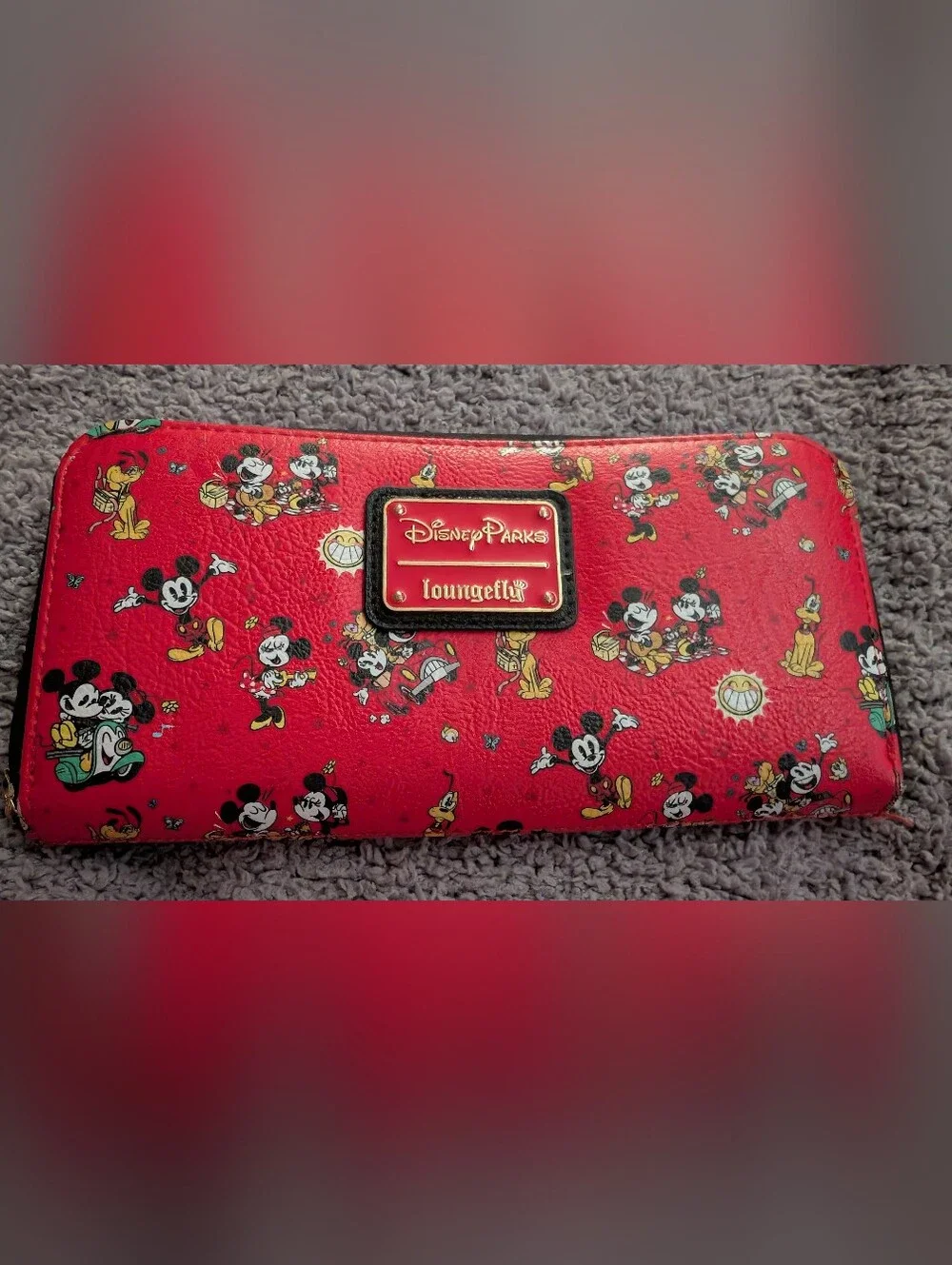 Loungefly Disney Parks Mickey Minnie Runaway Railroad Wallet